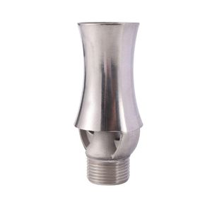 Bico Geiser Em Aço Inox Para Fonte, Chafariz E Lagos Efeito Espuma 35mm Entrada Rosca De 3/4"