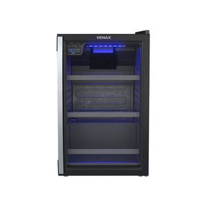 Cervejeira 100l Blue Light Preto Fosco Venax 220V