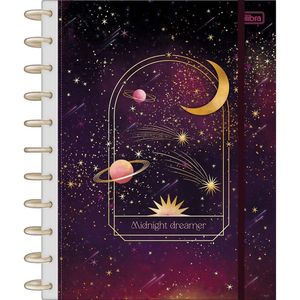 Caderno Tilidisco Universitário Magic Tilibra - 1 Matéria 80 Folhas Midnight Dreams