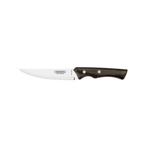 Faca Para Churrasco Jumbo Tramontina Com Lâmina Em Aço Inox E Cabo Em Madeira Castanho 5 Polegada