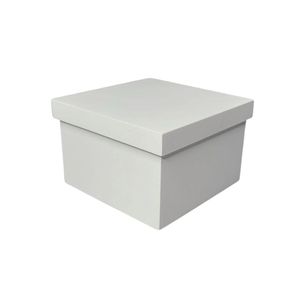 Caixa Tampa De Sapato P/1 Caneca Deitada (12x12x09) Branco