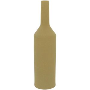 Emma Garrafa Decorativa 37X9X9Cm Cerâmica Amarelo