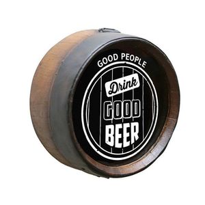 Quadro Decorativo Porta Rolhas Redondo Good Beer - Pequeno 1095