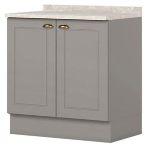 Balcao com Tampo 2 Portas 80 cm Americana Henn