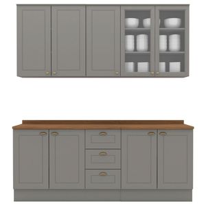 Cozinha Modulada 200cm CE854 Americana Henn