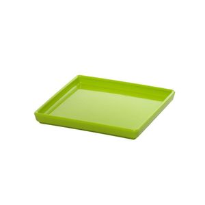 Prato Square Quadrado 13,5x13,5 Verde Em Polipropileno Linha Tropical Vem