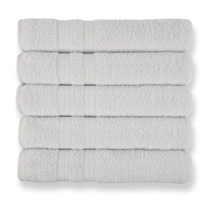 5 Toalhas De Banho Para Hoteis Super Grossa Felpuda E Macias 100% Algodão Beka Luxo Branco