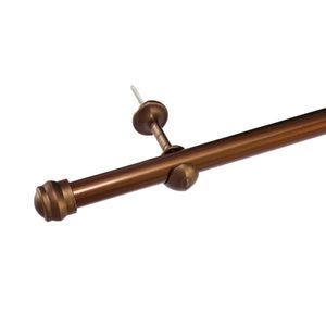 Varão De Cortina Simples 2 Metros 19mm Ouro Velho