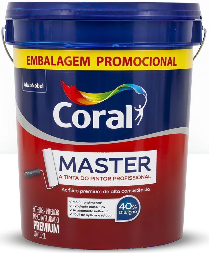 Tinta-Acrilica-Coral-Master-Branco-Fosco-20L