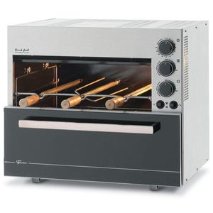 Churrasqueira Elétrica Ranch Grill 3 Espetos Fischer Inox 220V
