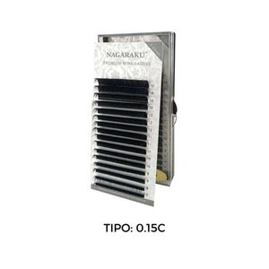 Nagaraku Cilios Cinza Mix 0.15 C