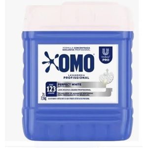 Sabão Líquido Omo Concentrado Lavanderia Profissional Perfect White Pro Galão 7L