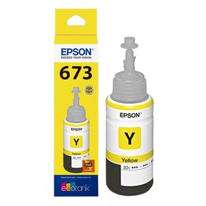 Tinta Epson T673 T673320 | L805 L800 L810 L1800 L850 Yellow