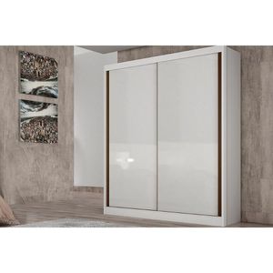 Guarda Roupa 2 Portas De Correr E 3 Gavetas Virtus-toledo Plus Branco -  Horizonte
