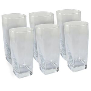 Copo De Vidro 320ml Premium Kit Completo Com 6 Unidades