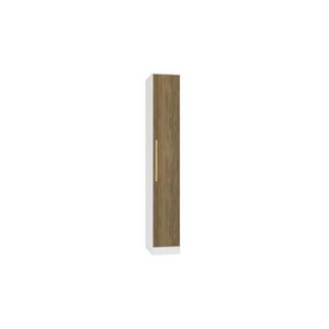 Guarda-roupa 1 Porta Kappesberg Adapt Branco/nogueira 36cm