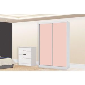 Guarda Roupa 2 Peças (1guardaroupa+1cômoda) Qc109 Branco (qc12) - Kappesberg