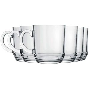 Caneca De Vidro Aspen Duralex 300ml 06 Unidades - Nadir 5909