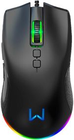 Mouse-Gamer-Warrior-Rush-7-Botoes-RGB-12000-DPI-Pixart-3327-MO392-Preto