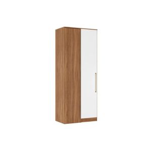 Modulado De Quarto Guarda Roupa Canto Reto C/ 1 Porta 71150k Irlanda Amendola/branco - Demóbile