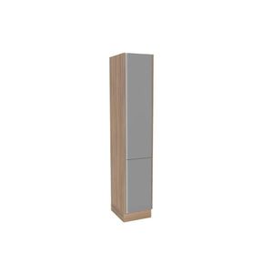 Módulo De Cozinha Politorno Campanele Paneleiro Campanele Com 2 Portas 60cm Castanho Cinza-politorno