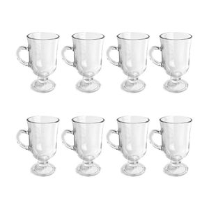 Kit 8 Canecas De Cappuccino Real Em Casa Tem 120ml