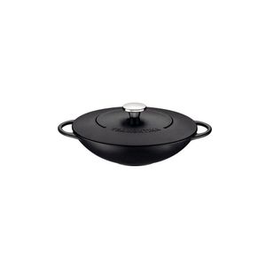 Wok Tramontina Trento Em Ferro Esmaltado Com Revestimento Interno Em Antiaderente Starflon Excellent 32 Cm 5 L