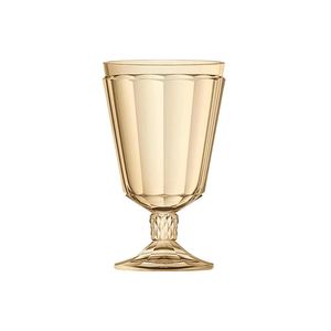 Jogo De Taças Para Água Em Vidro Splendor âmbar Com 6 Peças 330ml L'hermitage