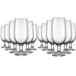 Taça Para Cerveja Floripa Vidro 300ml 12 Unidades - Nadir 7732