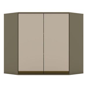 Armário Aéreo Connect Canto Obliquo 2 Portas 83 Cm Duna Cristal - Henn
