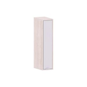 Armário Aéreo 20cm 1 Porta Art Luciane Móveis Pátina-cinza Cristal