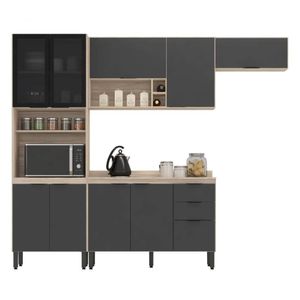 Armário de Cozinha Firenze com 10 Portas e 2 Gavetas