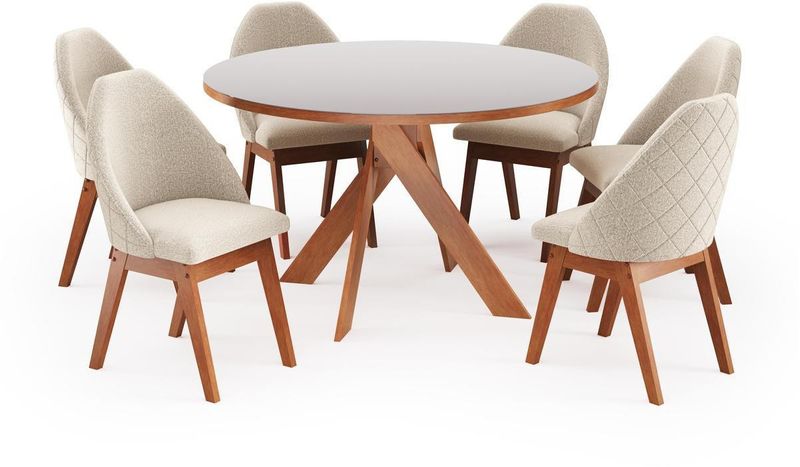 Mesa-de-Jantar-6-Lugares-Oeste-Moveis-Monaco-Noce-e-Nude-137cm