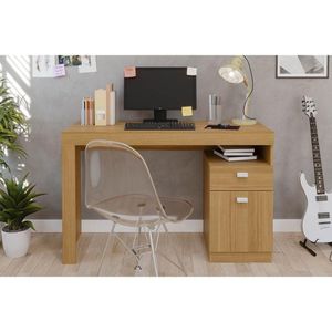 Mesa De Computador Melissa C- 1 Porta E 1 Gaveta Nature - Permóbili