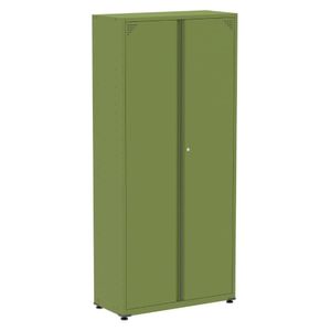 Armário Alto 2 Portas Pandin 80 Cm (largura) Inmetro Estrutura E Portas Aço Verde C- Chave