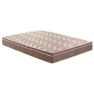 Colchão King D33 - Ep - Anatômico Confort Ultra Firme Euro Pillow Brown (193x203x17) - Paropas