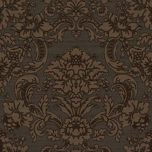 Papel De Parede Tradizioni Damask Marrom 33349