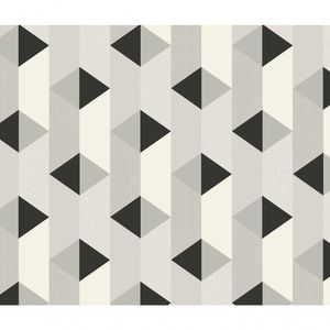 Papel De Parede Oba Geométrico Listrado Ob70606u Tam. 4m² Papel De Parede Oba Geométrico Listrado Ob70606u