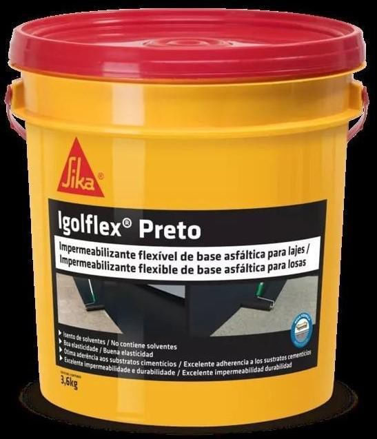 Impermeabilizante Igolflex Preto 3,6L