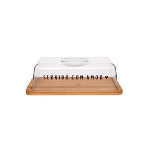Porta Frios Em Bambu Ecokitchen 24x18,5cm Mimo Style - Exclusivo