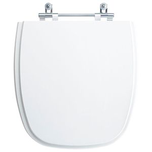 Assento Sanitário Tampa De Vaso Branco Mdf Laqueado Art Para Bacia Incepa