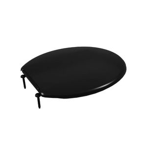 Assento Sanitário Plástico Astra Taj-as Slim Almofadado Preto