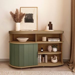 Buffet Aparador Artely Magnum Carvalho Off White Menta