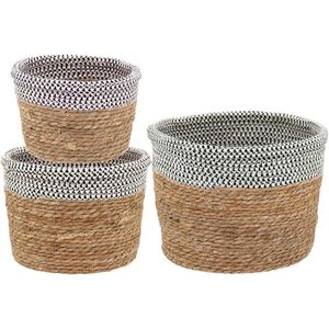 Kigali Cesta Fibra Natural 3Pç