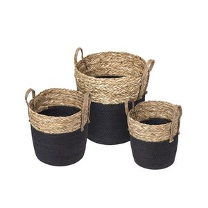Kit Cestos Patong Preto