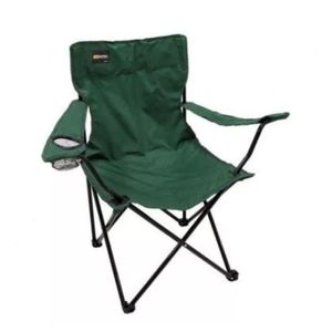 Cadeira Camping Dobrável Porta Copo Bolsa Alvorada Verde Ntk