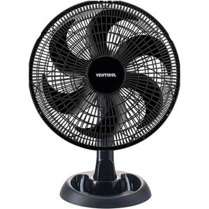 Ventilador Oscilante Eco Mesa 30cm Turbo 220V Ventisol Preto 220V