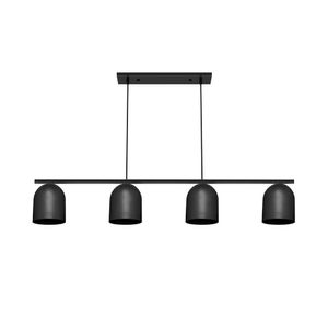 Lustre Pendente Taschibra Folk Metal E27 Bivolt Preto