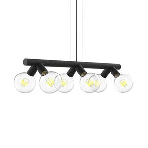 Lustre Pendente Taschibra Ficus Preto E27 Bivolt
