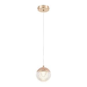 Lustre Pendente Astraled Murzim Pt-9119 Dourado Brilho Led Bivolt